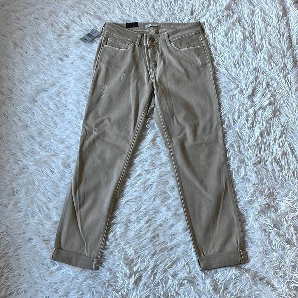 NEW Mavi Women’s Ada boyfriend fit Jeans bleached light brown size 27